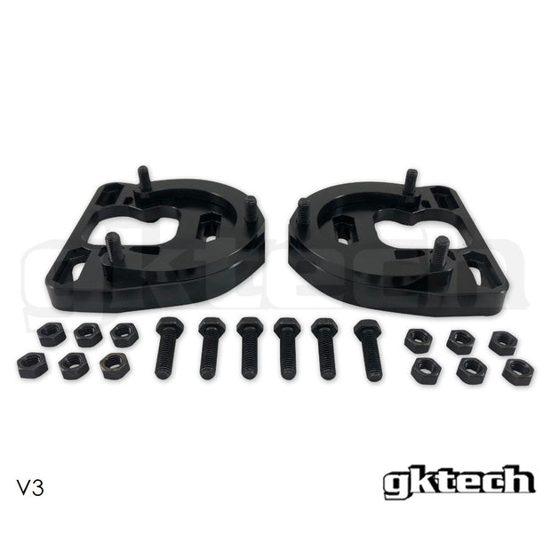 GKTech - 240sx offset camber strut tops - Budget S-chassis offset strut tops - BUDG-STRT
