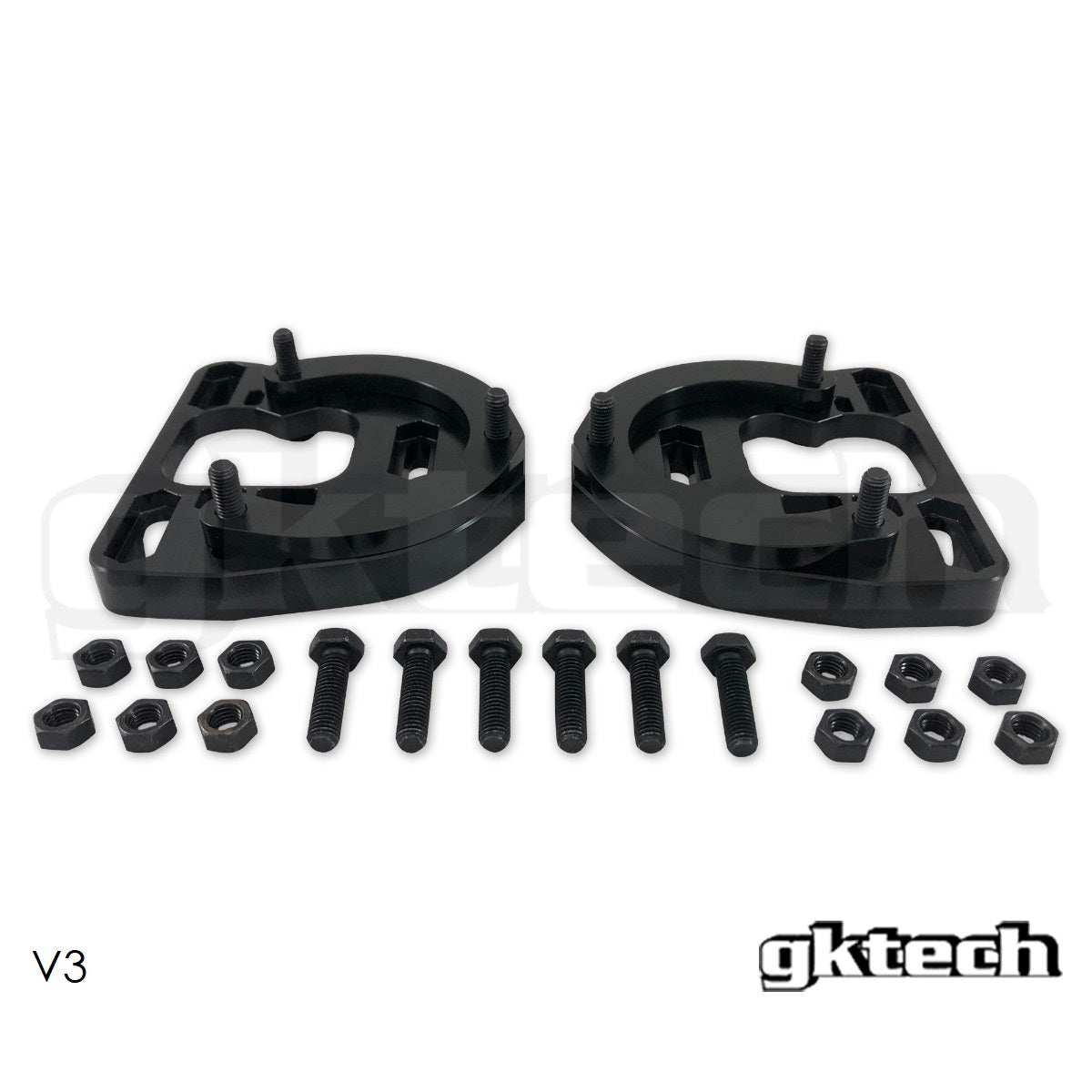 GKTech - 240sx offset camber strut tops - V2 S-chassis offset strut tops - OFFX-STRT