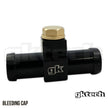 GKTech - Z33 350z/Z34 370z aluminium coolant bleeder port - Coolant bleeder port + bleeding cap - CLNT-BLDR