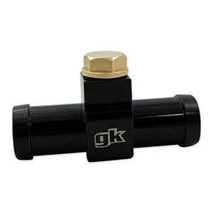 GKTech - Z33 350z/Z34 370z aluminium coolant bleeder port - Coolant bleeder port + bleeding cap - CLNT-BLDR