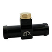 GKTech - Z33 350z/Z34 370z aluminium coolant bleeder port - Coolant bleeder port + 8mm barb outlet - CLNT-8BRB