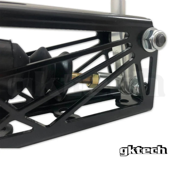 GKTech - V2 Hydraulic E-Brake Assembly + Black Handle, 7/8'' Stand Alone Master - HYDR-HBRK/ALUM-BLCK/FL-IR-78