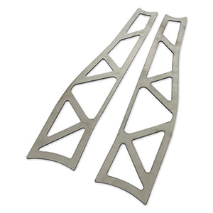 GKTech - 240sx/Skyline chassis (RWD) Front LCA weld in reinforcement plates - 30mm extension - SCHA-30MM