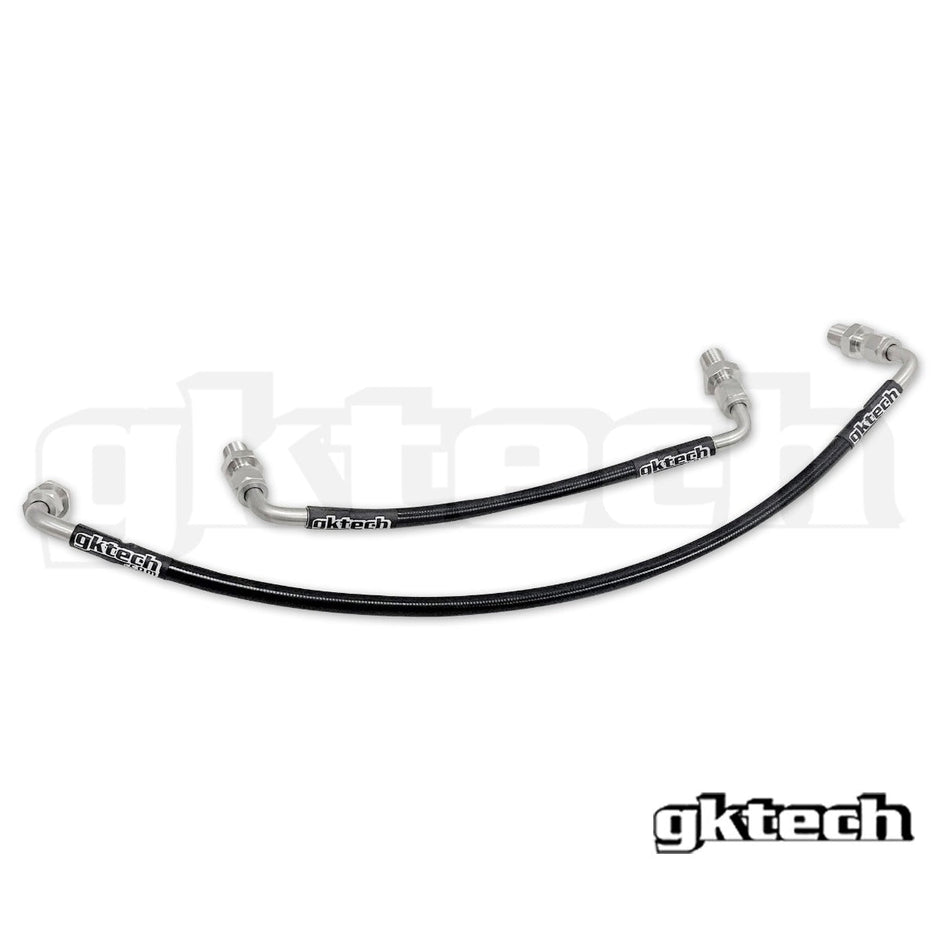 GKTech - 240sx/Silvia power steering hard line replacements (pair) - RHD - S134-PSRH