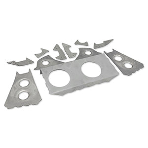 GKTech - V2 R32 GT-R Skyline subframe weld in reinforcement plates - GTRX-SUBF