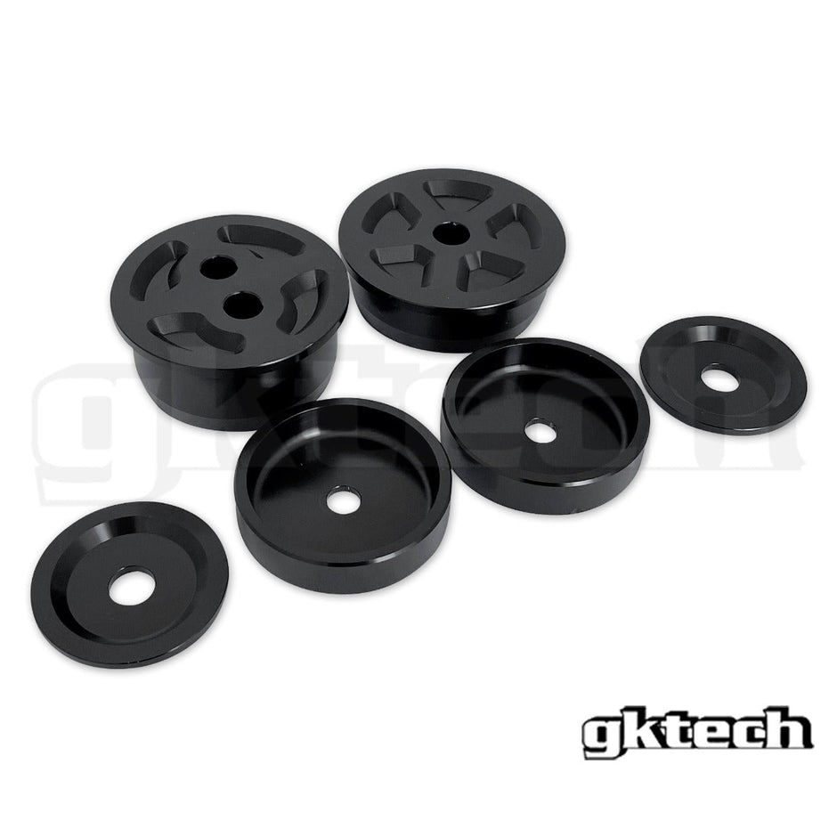 GKTech - FR-S / GR86 / BR-Z chassis Solid diff bushings - OEM Style (not raised) - GT86-DIFF