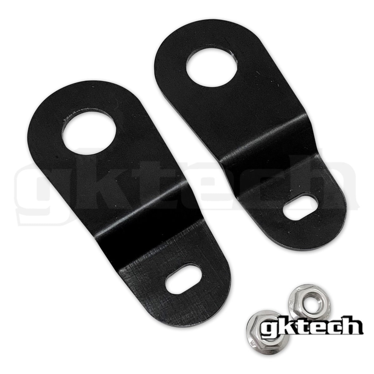 GKTech - S14 240sx/S15 Silvia CNC Machined top Radiator brackets - Black - S14X-RADB