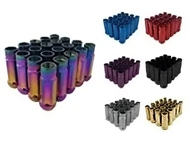 GKTech - Open Ended Lug Nuts (Pack of 20) - M12x1.25 / Red - M125-REDX