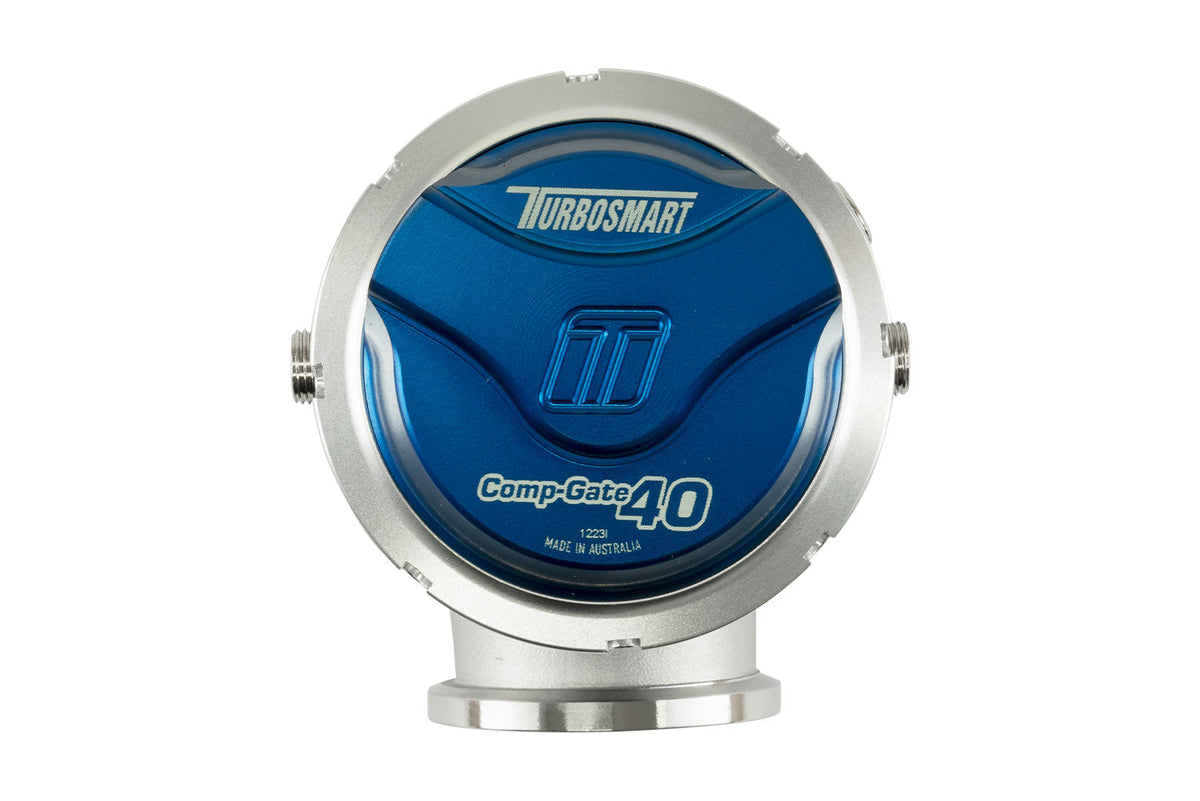 Turbosmart GenV CompGate40 14psi Wastegate (Blue) - TS-0552-1011 - view 4