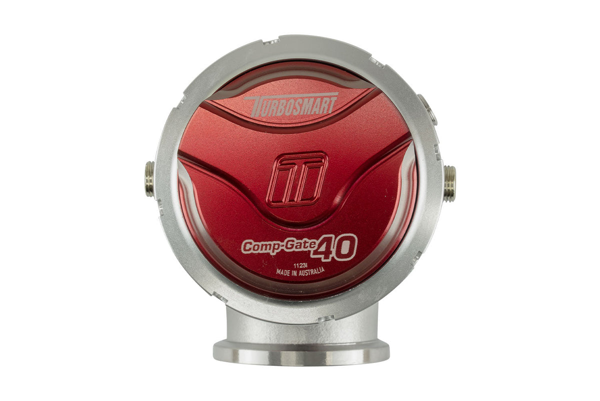 Turbosmart GenV CompGate40 14psi External Wastegate Red - TS-0552-1014 - view 4