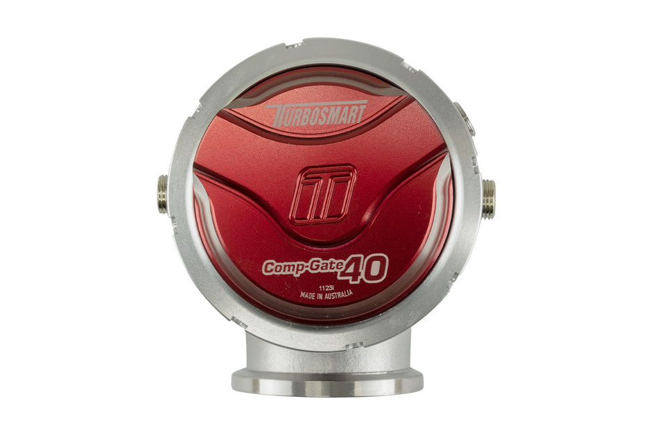 Turbosmart GenV CompGate40 14psi External Wastegate Red - TS-0552-1014 - view 4