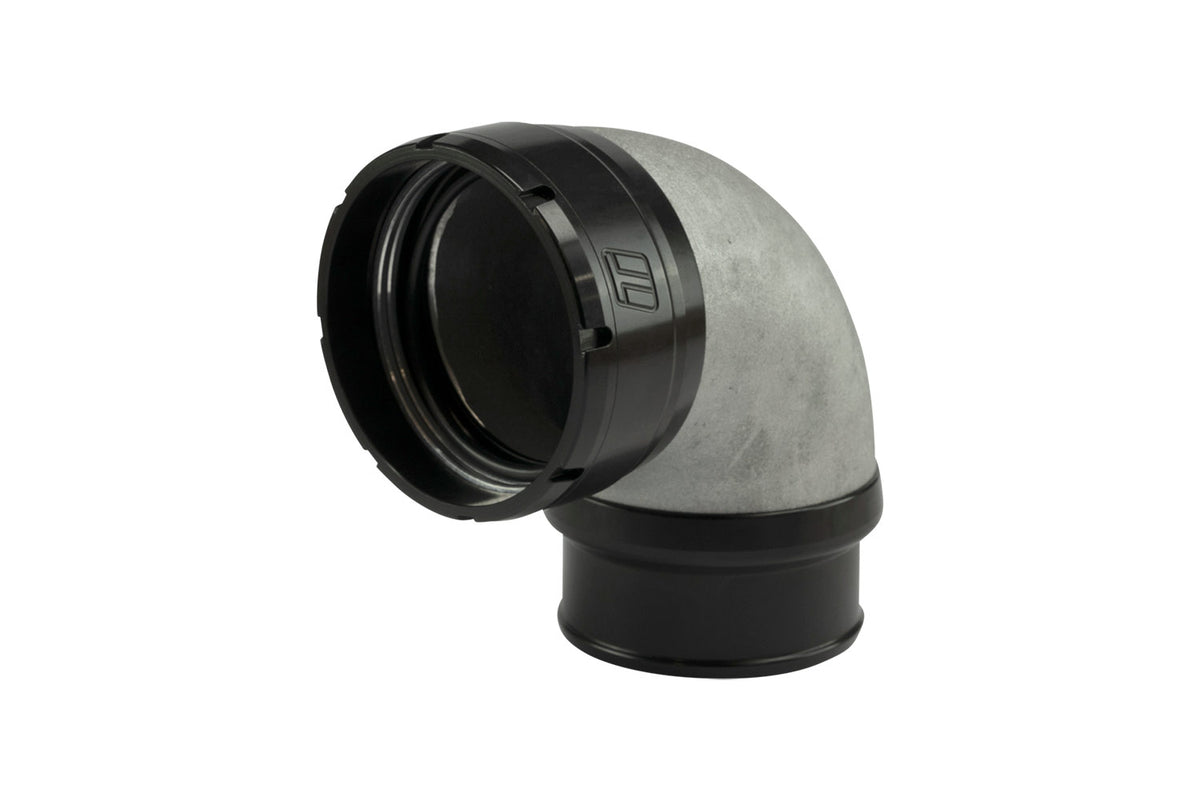 Turbosmart LockSleeve Compressor Outlet 2.50in 90 Elbow Hose Barb - TS-199-3023