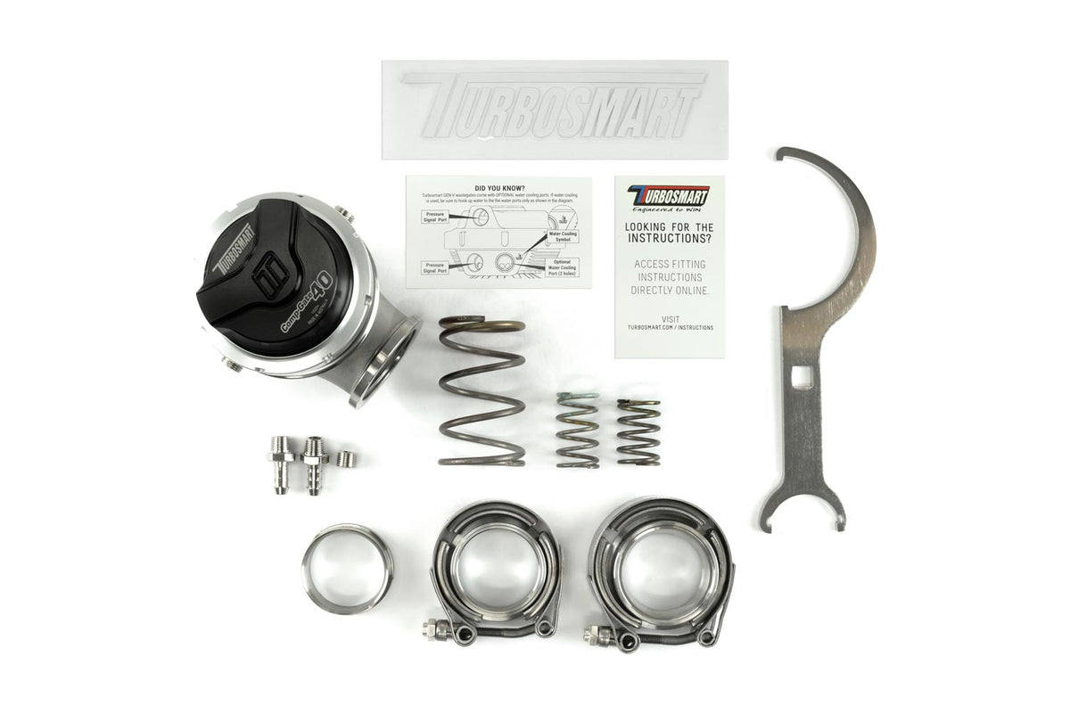 Turbosmart GenV CompGate40 7psi Wastegate (Black) - TS-0552-1002 - view 5