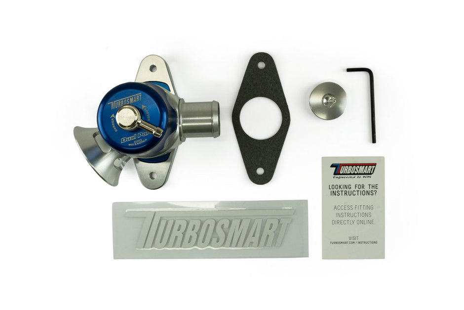 Turbosmart Dual Port BOV Mazda/Subaru (Blue) - TS-0205-1009 - view 6