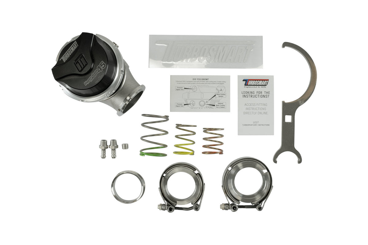 Turbosmart GenV HyperGate45M Motorsport 14psi External Wastegate Black - TS-0553-1102 - view 6