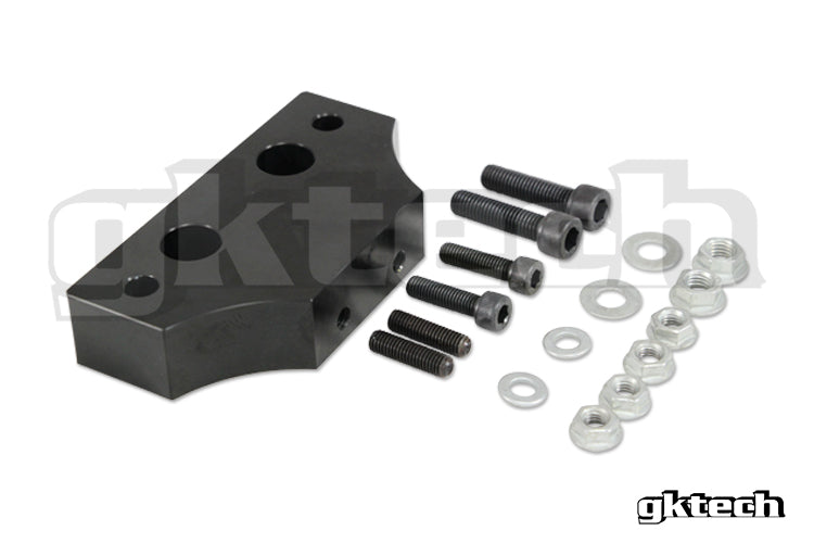 GKTech - Billet aluminum solid transmission mount - SLID-GBOX