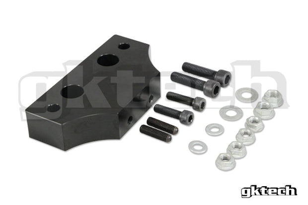 GKTech - Billet aluminum solid transmission mount - SLID-GBOX