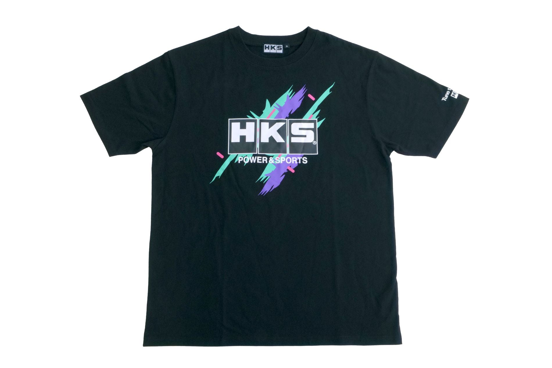 HKS T-SHIRT SUPER RACING BLACK 4L - 51007-AK647