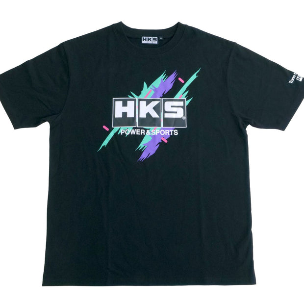 HKS T-SHIRT SUPER RACING BLACK 4L - 51007-AK647