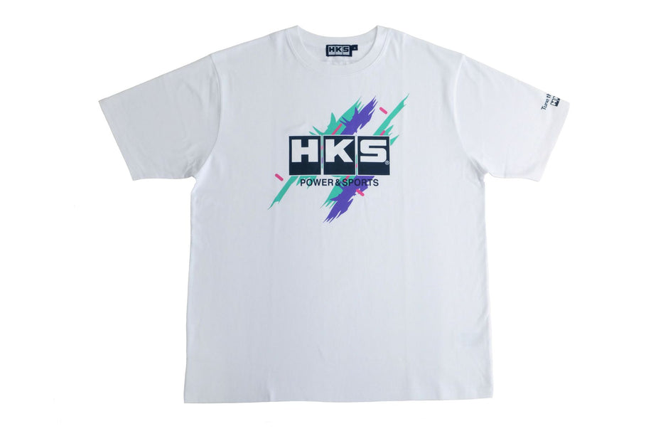 HKS T-SHIRT SUPER RACING WHITE 4L - 51007-AK652