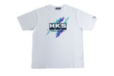 HKS T-SHIRT SUPER RACING WHITE 4L - 51007-AK652