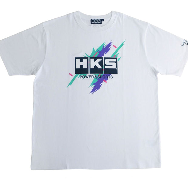 HKS T-SHIRT SUPER RACING WHITE 2L - 51007-AK650