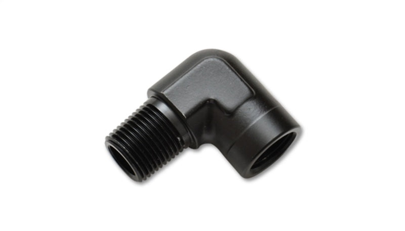 Vibrant 1/4in NPT Female to Male 90 Degree Pipe Adapter Fitting - Boost Factory