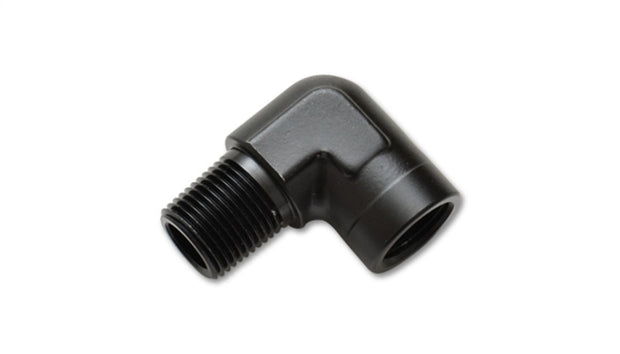 Vibrant 1/4in NPT Female to Male 90 Degree Pipe Adapter Fitting - Boost Factory