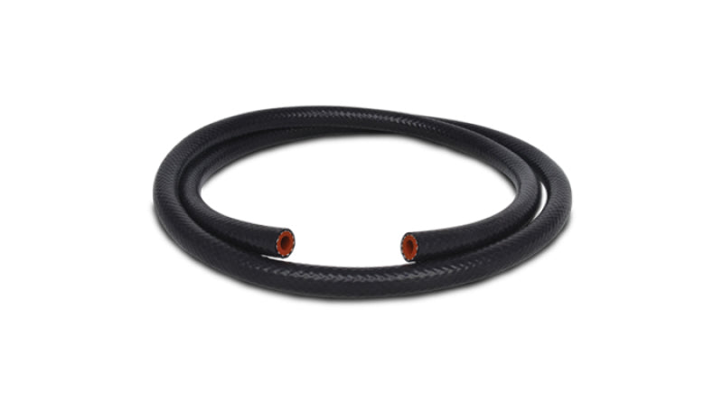 Vibrant 3/8in (10mm) I.D. x 5 ft. Silicon Heater Hose reinforced - Black - Boost Factory