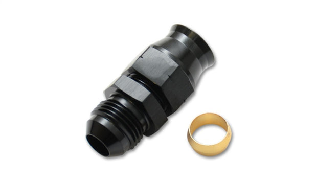 Vibrant -6AN Male to 3/8in Tube Adapter Fittings with Brass Olive Insert - Boost Factory