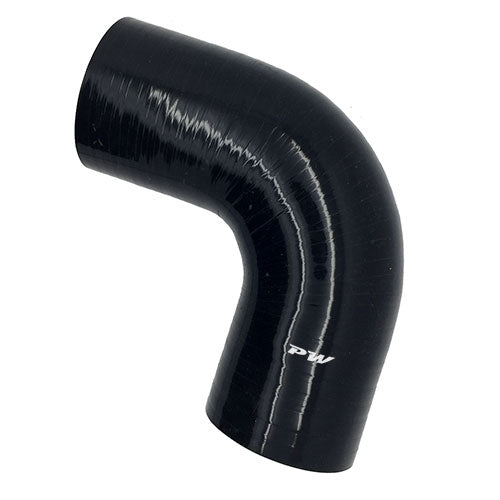 Performance World - 110927 90 Degree 2.75" ID Silicone Black Hose Coupler