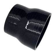 111720 1.75" to 2.00" Silicone Black Transition Hose Coupler