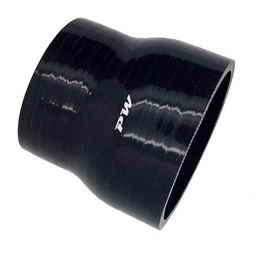 Performance World - 113545 3.50" to 4.50" Silicone Black Transition Hose Coupler