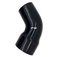 118257 2.50" to 2.75" 45 Degree Silicone Black Transition Hose
