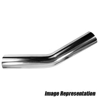 130322 2.25" OD 30 Degree Polished Aluminum Tubing