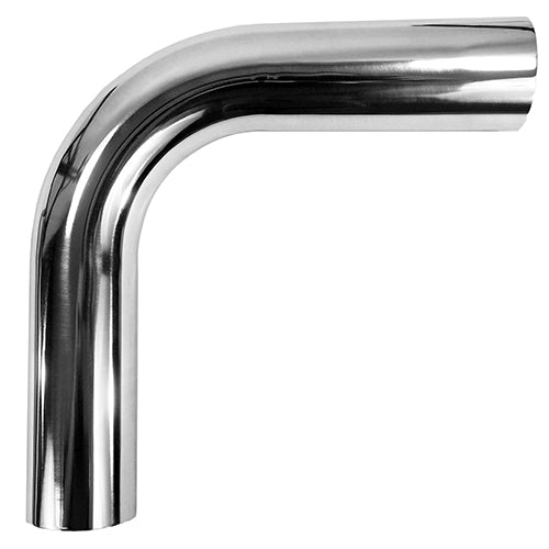 Performance World - 130925 2.5" OD 90 Degree Polished Aluminum Tubing