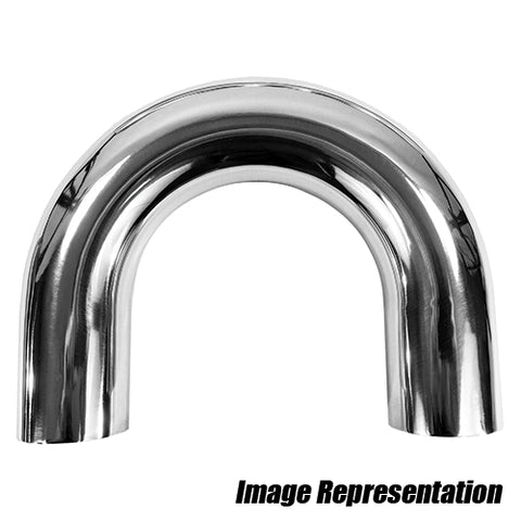 131817 1.75" OD 180 Degree Polished Aluminum Tubing