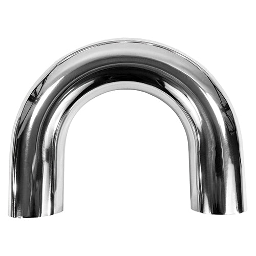131825 2.5" OD 180 Degree Polished Aluminum Tubing