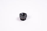 Radium Engineering 8AN ORB to 1/8NPT Female Adapter Fitting - Blk Anodized