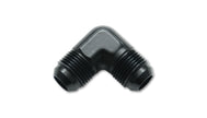 Vibrant -3AN 90deg Flare Union Fitting - Aluminum - Boost Factory