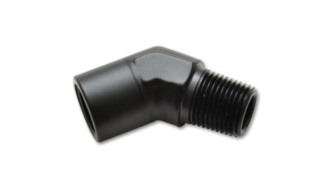 Vibrant 1/4in NPT Female to Male 45 Degree Pipe Adapter Fitting