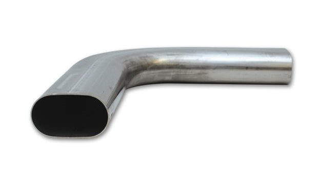 Vibrant 3in Oval (Nominal Size) T304 SS 90 deg Mandrel Bend 6in x 6in leg lengths - Boost Factory