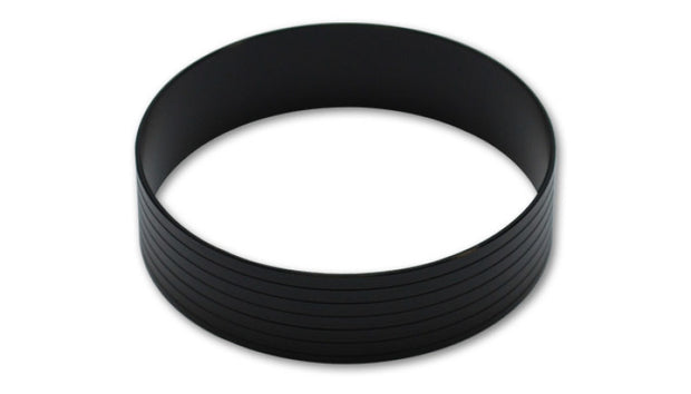 Vibrant HD Aluminum Union Sleeve for 2in OD Tubing - Hard Anodized Black - Boost Factory