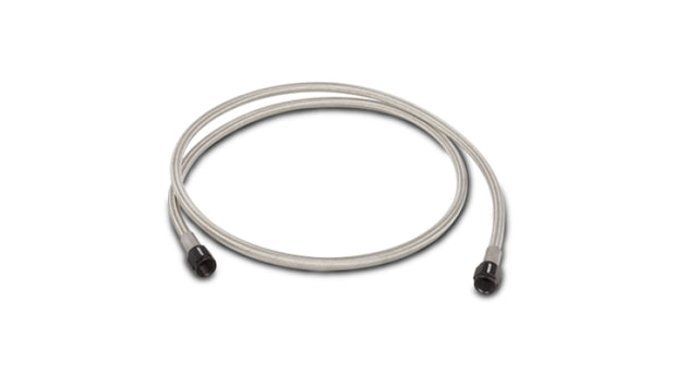Vibrant Univ Oil Feed Kit 2ft Teflon lined S.S. hose with two -3AN female fittings preassembled - Boost Factory