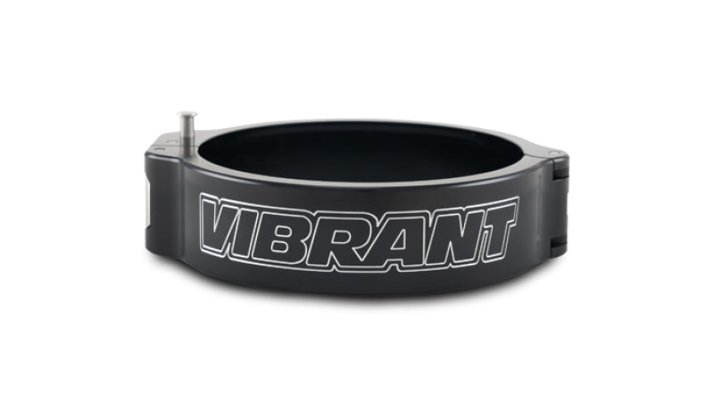 Vibrant 3.50in O.D. Aluminized HD 2.0 Clamp - Anodized Black (Clamp Only) - Boost Factory