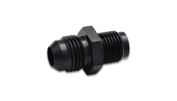 Vibrant Inverted Seat Adapter Fitting (-6AN x 11/16in-18) Aluminum - Black - Boost Factory