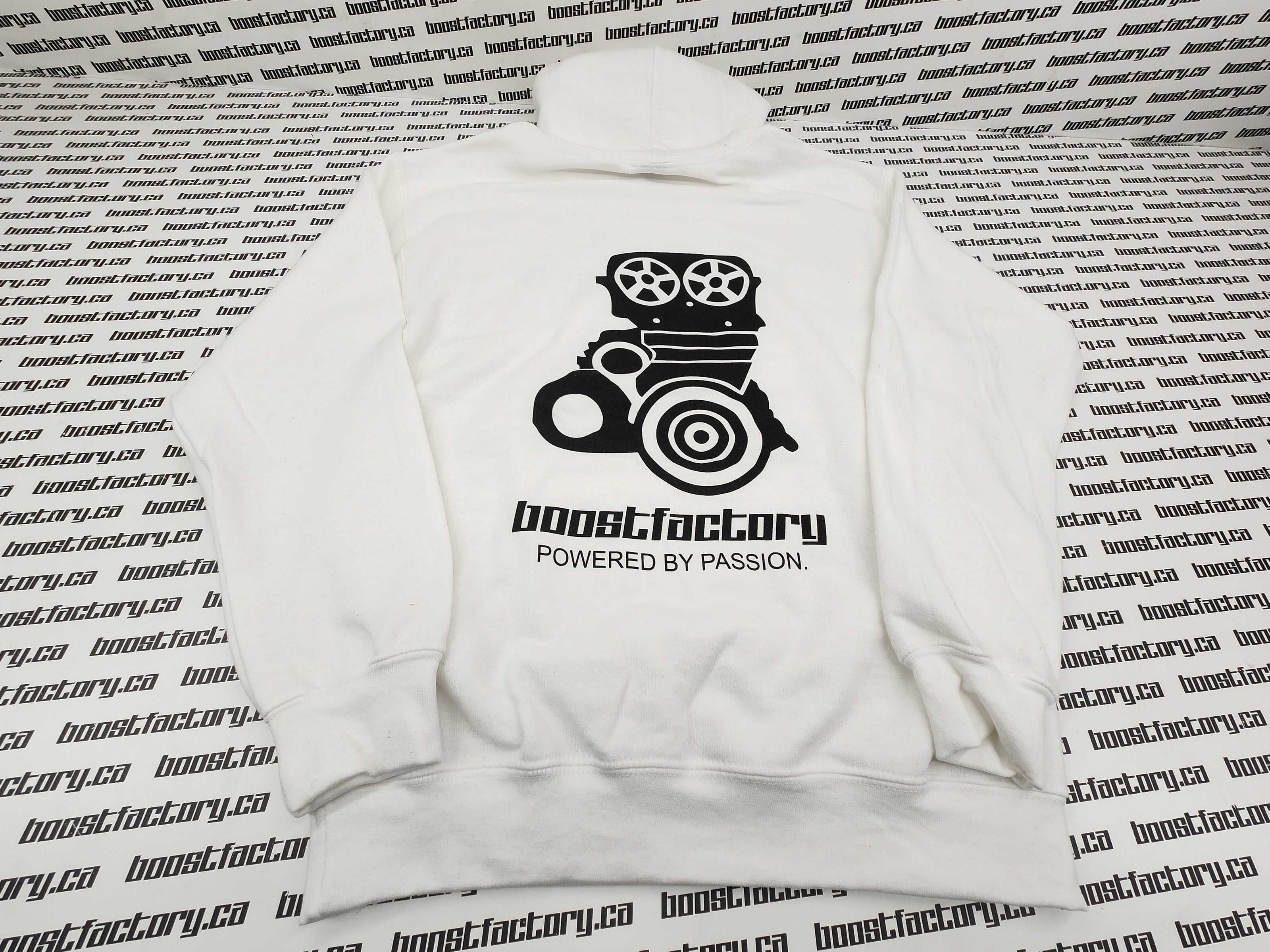 Boost Factory Pull Over Hoodie RB26-2JZ ''Powered By Passion'' - Boost Factory