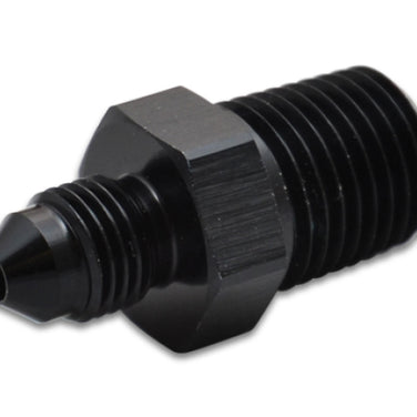 Vibrant -4AN to 1/4in NPT Straight Adapter Fitting - Aluminum - 10216