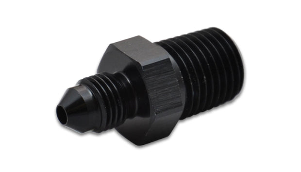 Vibrant -4AN to 1/8in NPT Straight Adapter Fitting - Aluminum - Boost Factory
