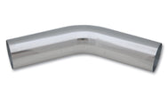 Vibrant 4in O.D. Universal Aluminum Tubing (45 degree bend) - Polished - Boost Factory